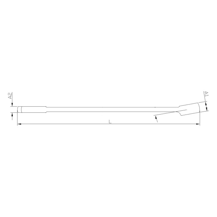 CLÉ MIXTE SATINÉE MAT 6  2506