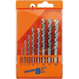 Coffret de foret béton ECO 8 pcs 3-10 mm