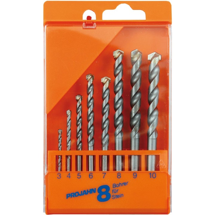 Coffret de foret béton ECO 8 pcs 3-10 mm