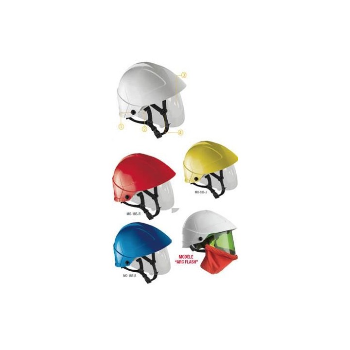 CASQUE ARCFLASH 20 CAL EXPORT HORS CE  MO-180-ARC20-EXP