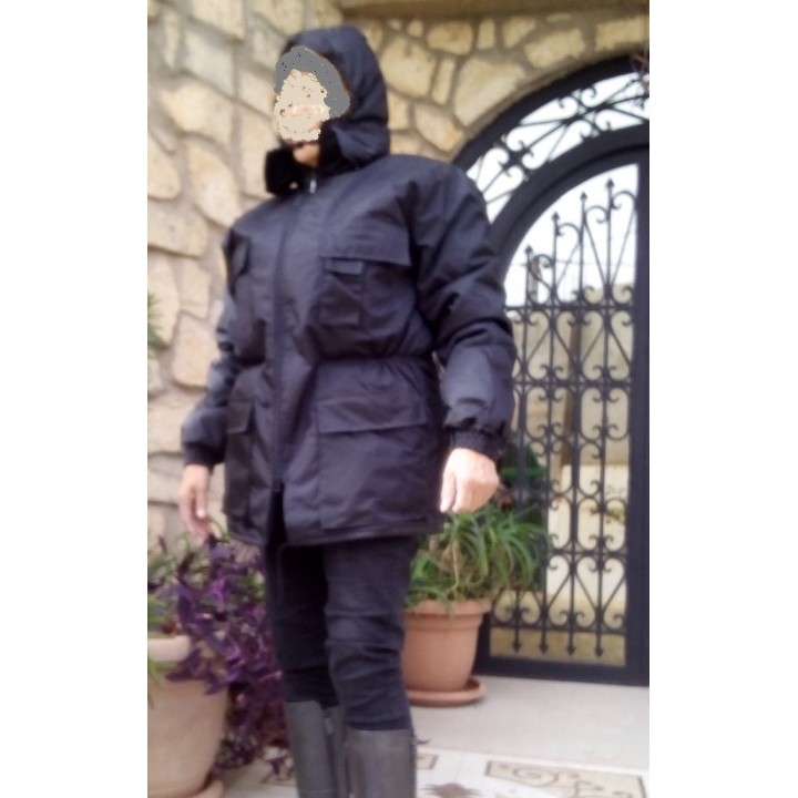 PARKA SECURITE NUIT EN TISSU ENDUIT DOUBLE WATTINEE POLYESTE 5014