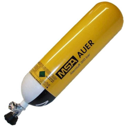 BOUTEILLE 6L 300 BAR ACIER ROBINET DROIT VTI I 9,4 KG